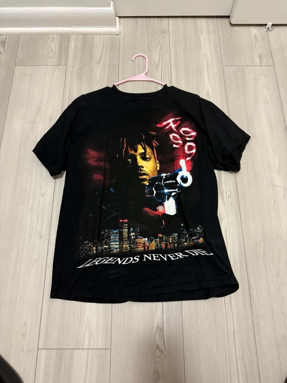 Juice WRLD x FaZe Clan Legends Never Die T-Shirt Size Large